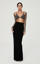 Moda Operandi Rachel Gilbert Reeve Crystal-embellished Mesh Bolero