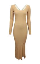 Baum Und Pferdgarten Chenoa Knitted Cross Back Midi Dress