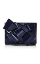 Delpozo M'o Exclusive Bow Leather Clutch
