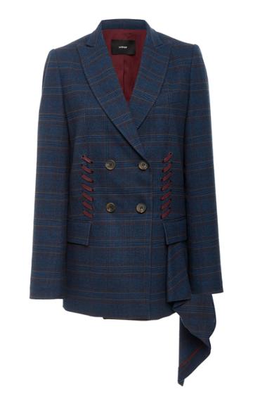 Echtego Jacky Checked Double Breasted Jacket