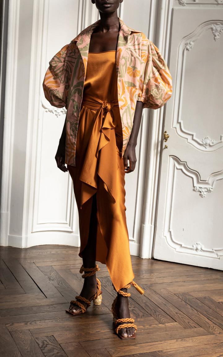 Johanna Ortiz Lovely Glass Floral Printed Jacket
