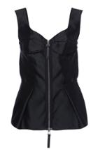 Marni Zip Detailed Peplum Top