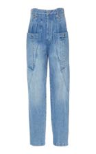 Isabel Marant Kerris High-rise Tapered Jeans