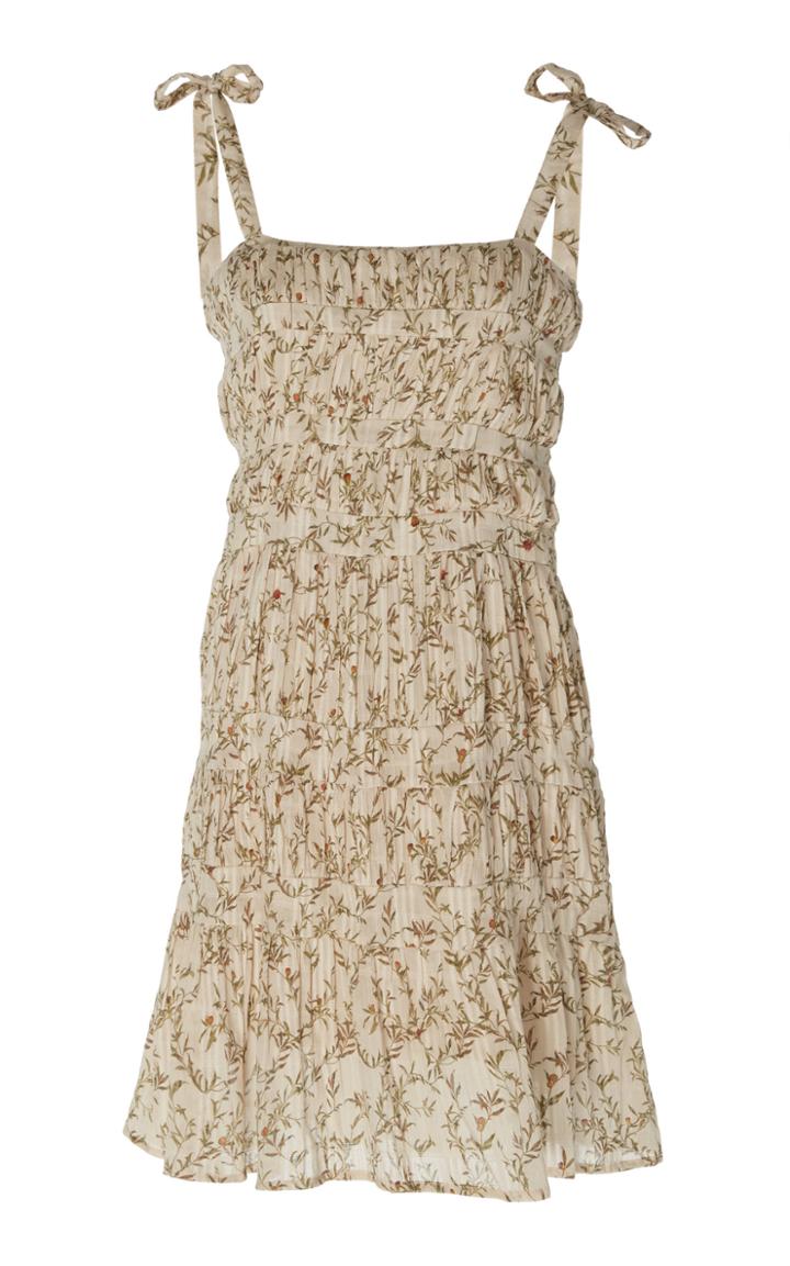 Sir The Label Alba Pliss Mini Dress