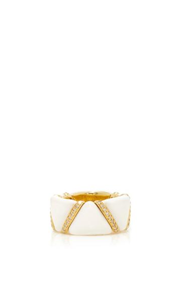 Qayten Ez White Ring