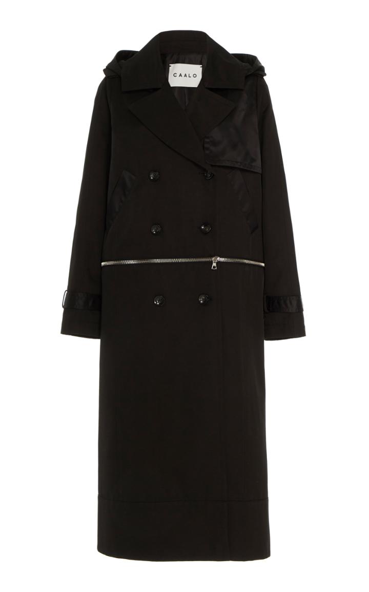 Caalo Convertible Hooded Trench Coat