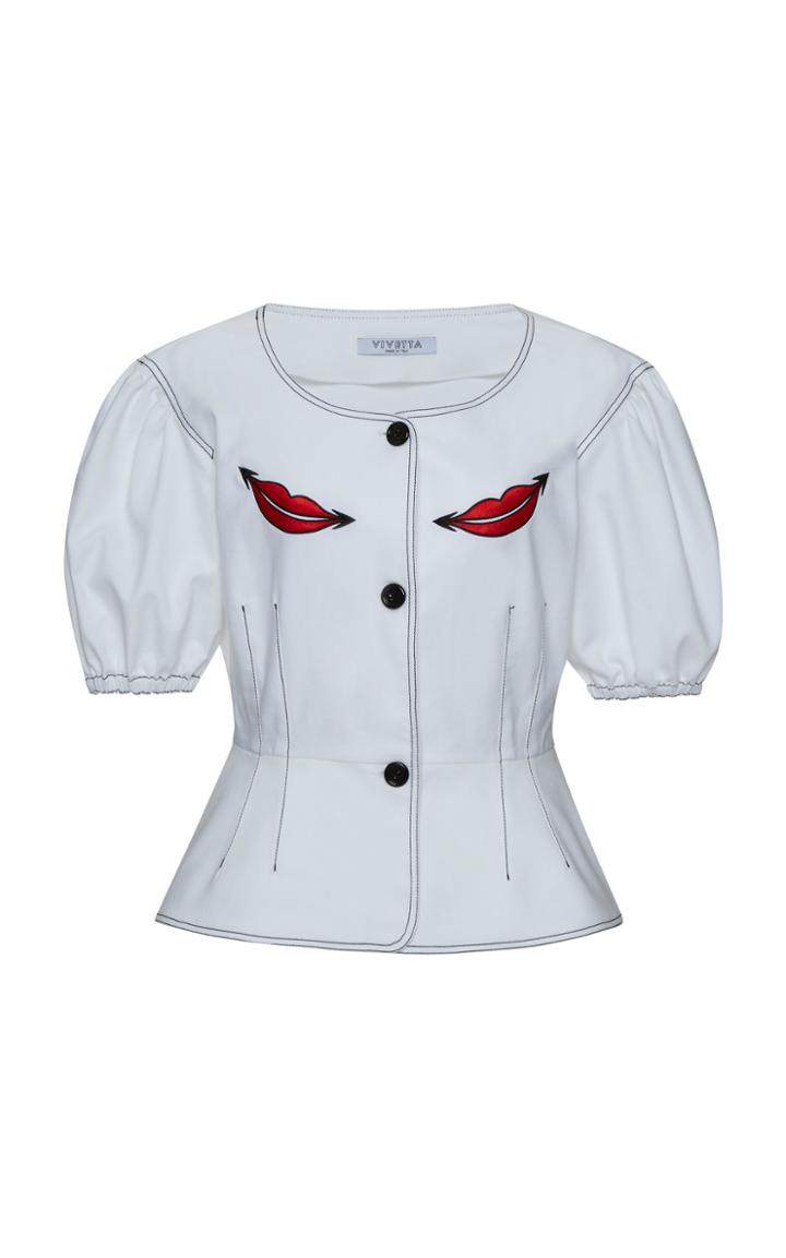 Vivetta Foligno Peplum Top