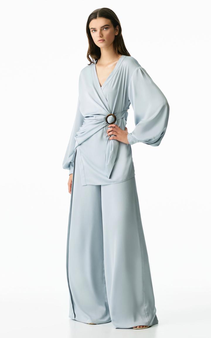Moda Operandi Rachel Gilbert Karo Foldover Crepe Pants Size: 2