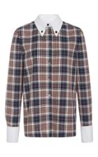 Tory Burch Loretta Tartan Shirt