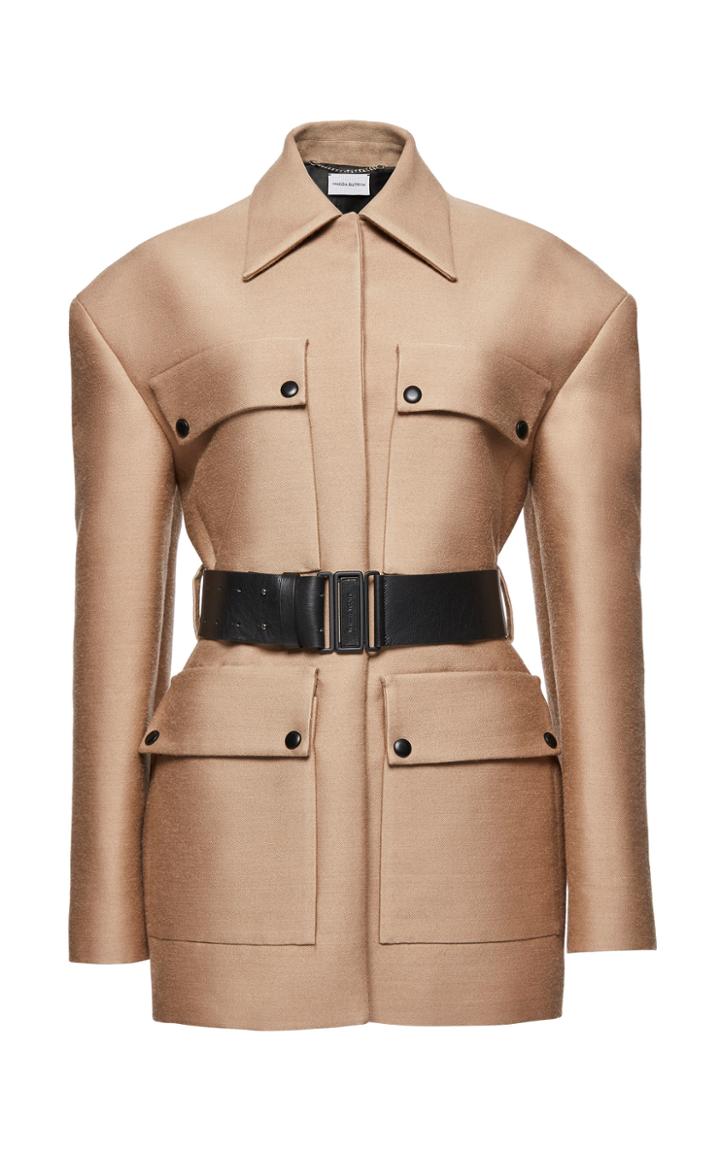 Moda Operandi Magda Butrym Cotton-wool Blend Tailored Coat