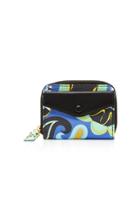 Emilio Pucci Printed Textured-leather Wallet