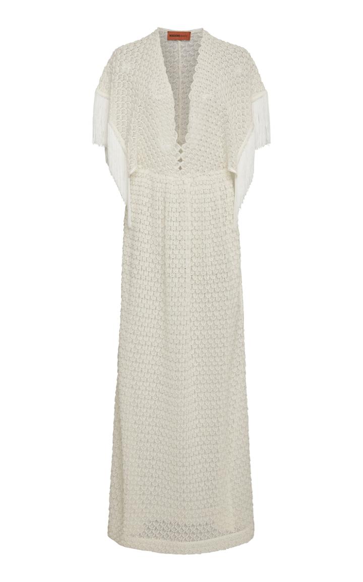 Missoni Mare Fringe-trimmed Knit Coverup