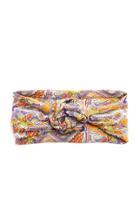 Etro Printed Rose Wired Headband