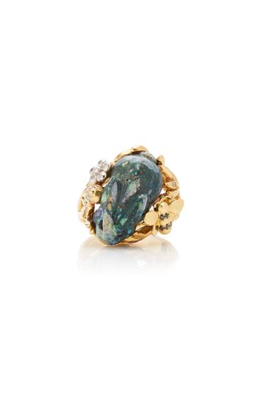 Mimi So 18k Gold Opal And Diamond Ring