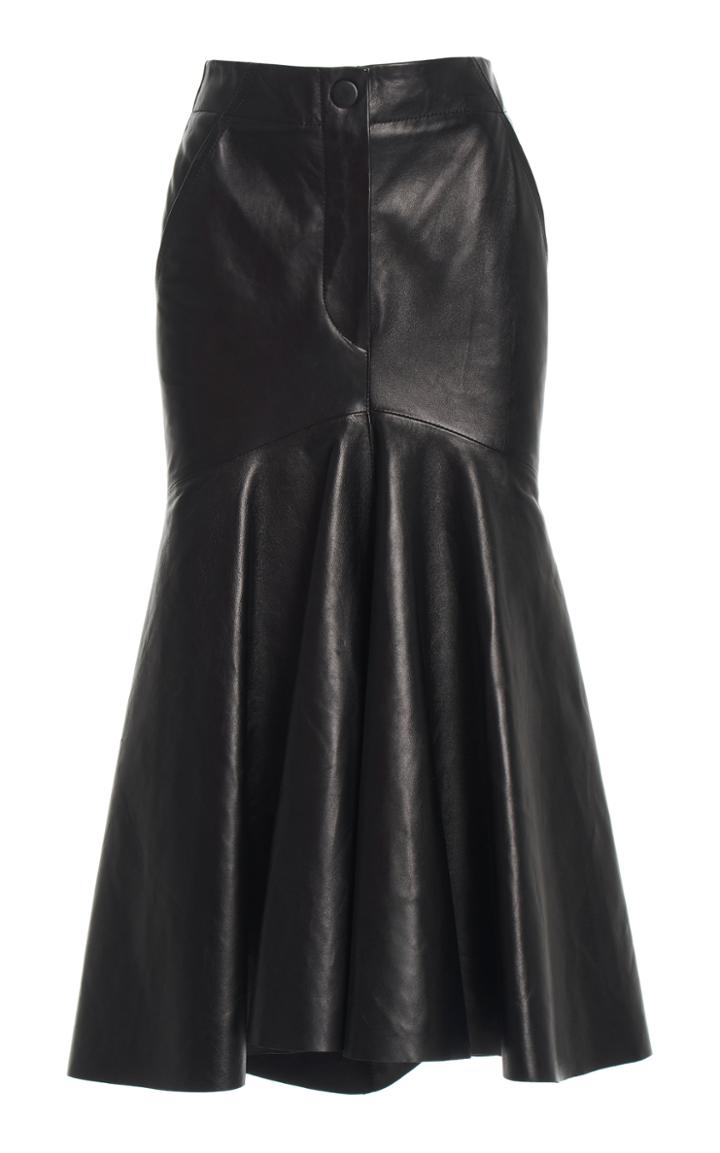 Moda Operandi Petar Petrov Ryo Leather Skirt