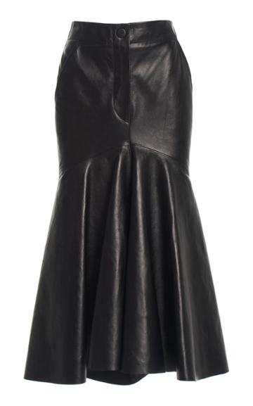 Moda Operandi Petar Petrov Ryo Leather Skirt