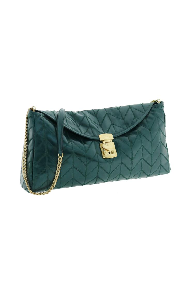 Moda Operandi Miu Miu Patchwork Vitello Leather Shoulder Bag