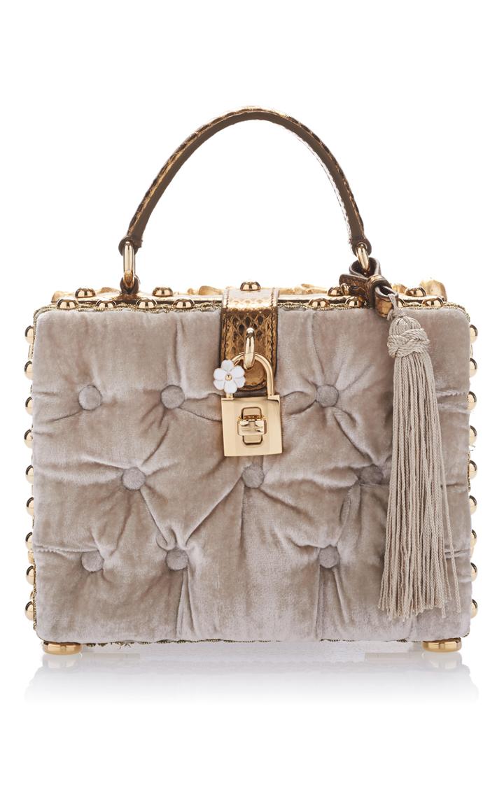 Dolce & Gabbana Velvet Box Bag