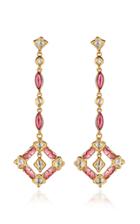 Madhuri Parson Lotus Petal 18k Yellow Gold Diamond Earrings