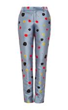 Rhie Floating Flower And Skull Print Trousers