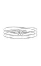 Boucheron Convertible 18k White Gold And Diamond Necklace