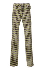 Prada Belted Jaquard Pants