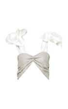 Moda Operandi Mach & Mach Crystalized Top With Bows