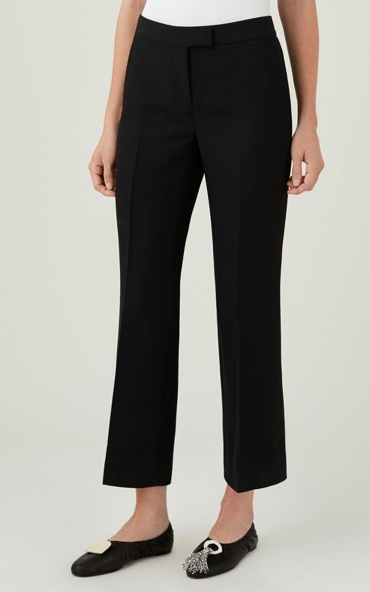 Moda Operandi Marina Moscone Peg Leg Crepe Cropped Pants
