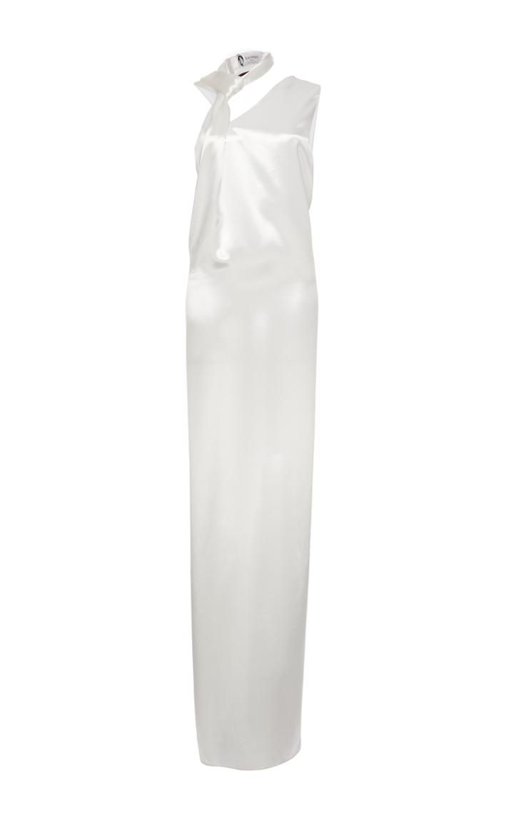 Lanvin Draped Column Dress