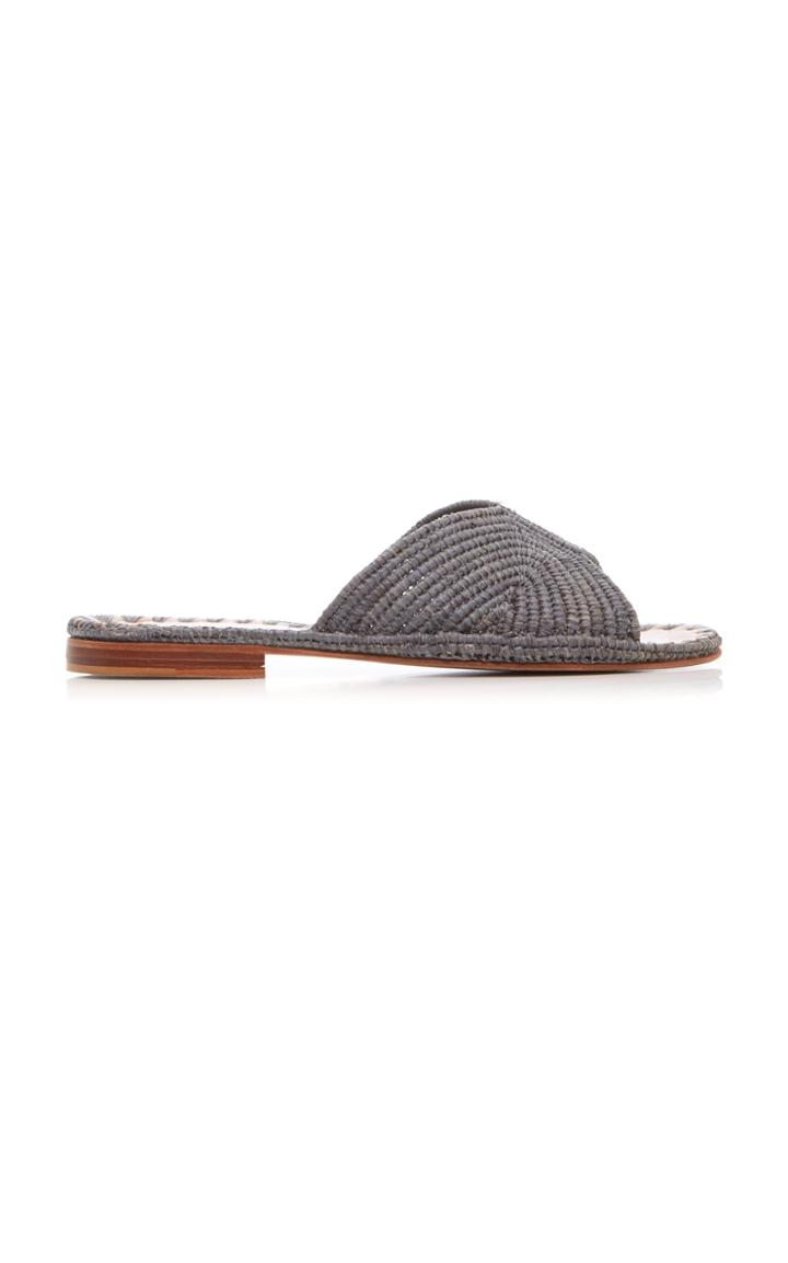Carrie Forbes Salon Raffia Slides