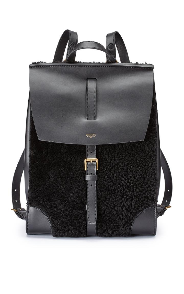 Bertoni1949 Shearling Julia Backpack