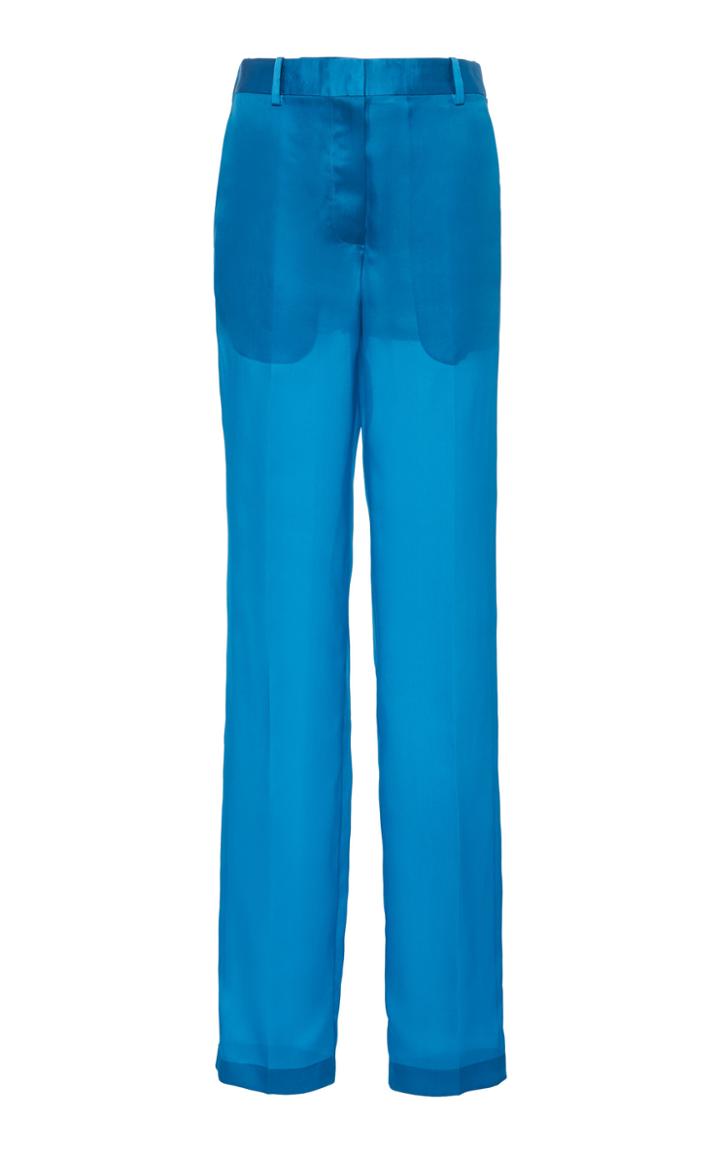 Moda Operandi Helmut Lang Silk Organza Straight-leg Pants Size: 2