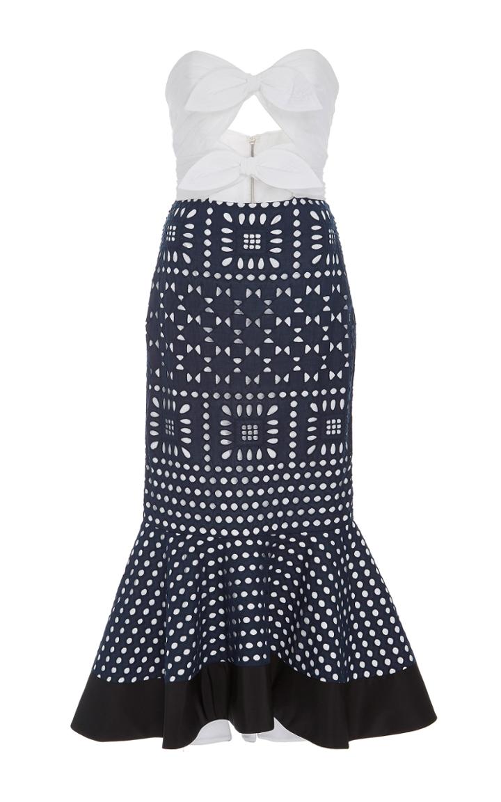 Johanna Ortiz Shining Sea Cut Out Dress
