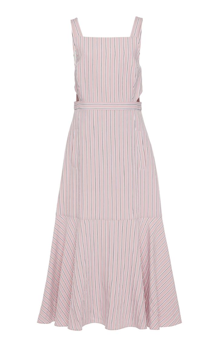 Tibi Anorak Stripe Twill Dress