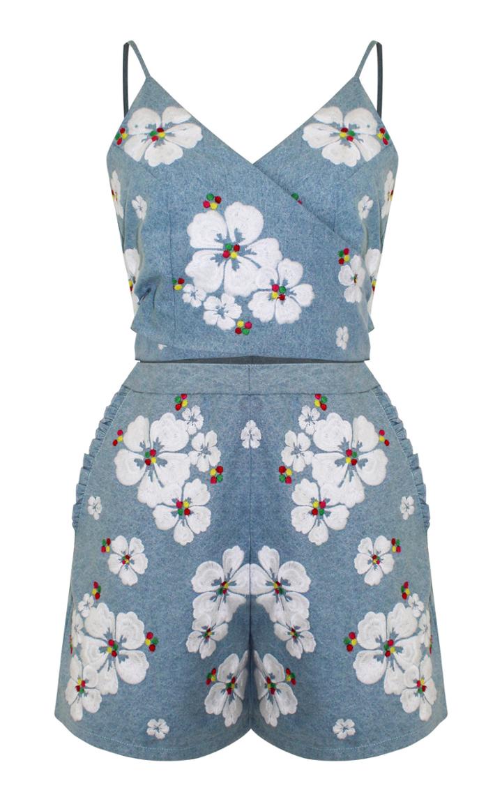 All Things Mochi Gala Cotton Playsuit