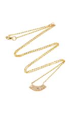 Michelle Fantaci Sensu Diamond Fan Necklace