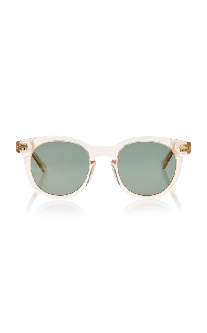Monumental By Karen Walker Wilde Acetate Round-frame Sunglasses