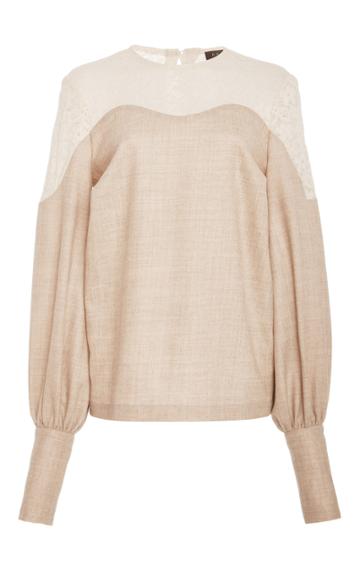Hensely Lace Applique Top