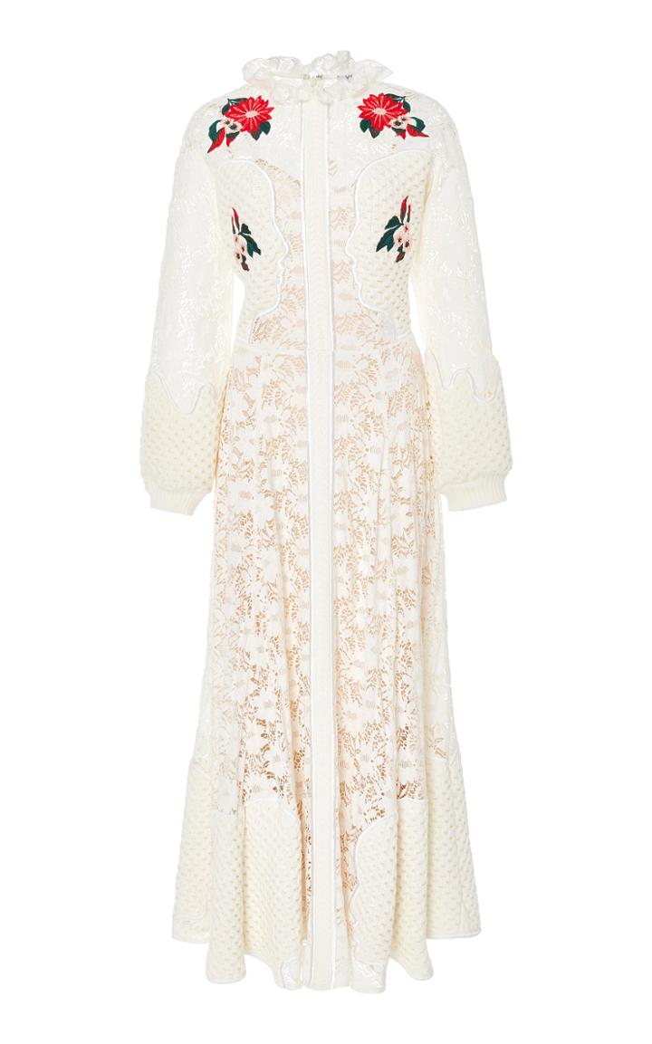 Vivetta Krefeld Embroidered Lace Dress