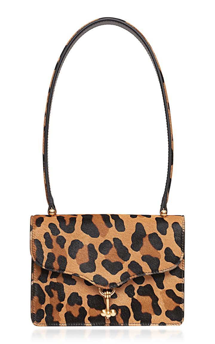 Edie Parker Ballbuster Bag In Leopard