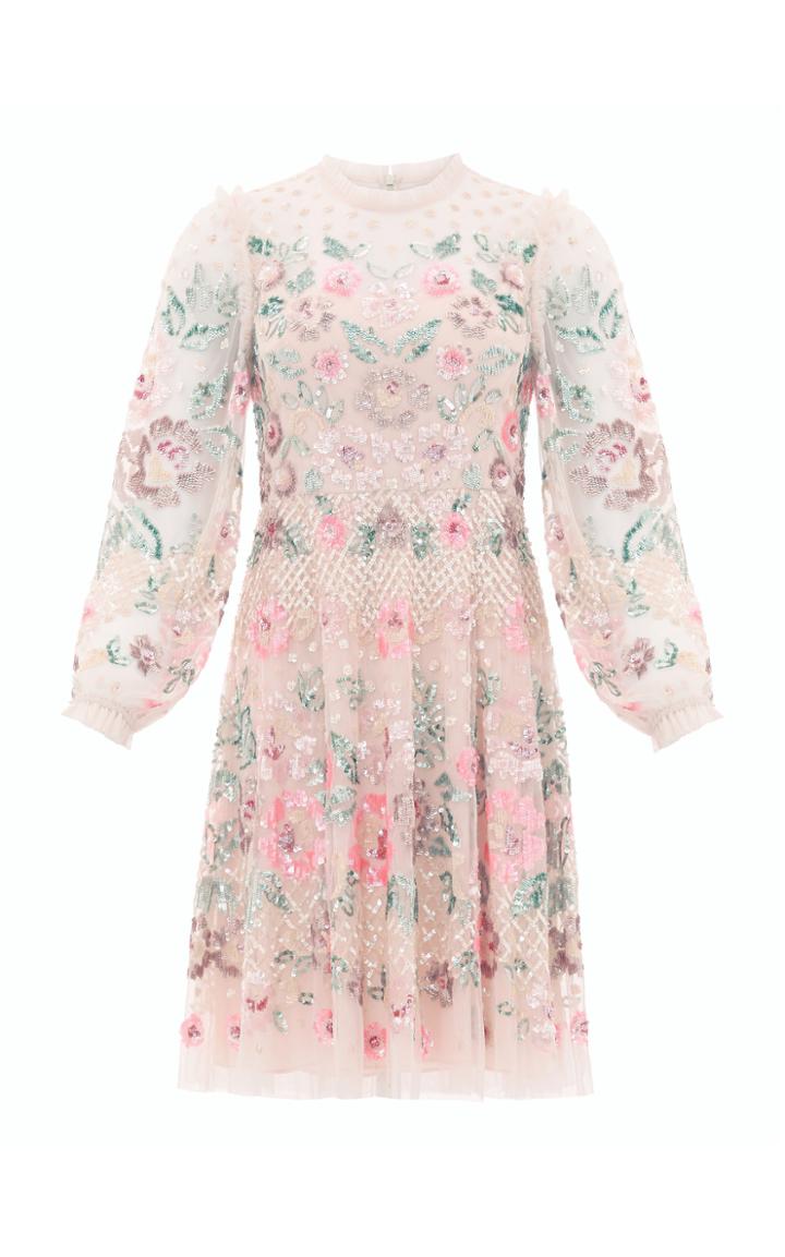 Moda Operandi Needle & Thread Rosalie Sequin-embellished Mini Dress Size: 6