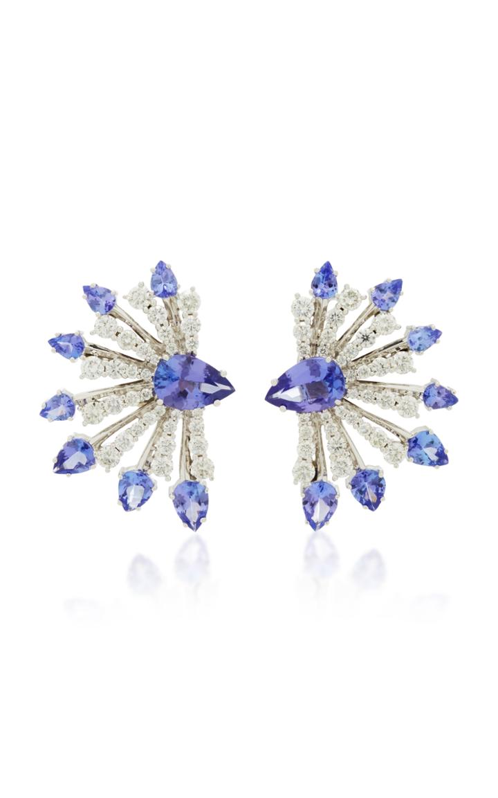 Hueb Mirage Tanzanite And Diamond Earrings