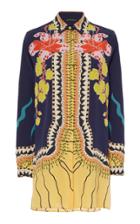 Etro Printed Silk Button-down Top