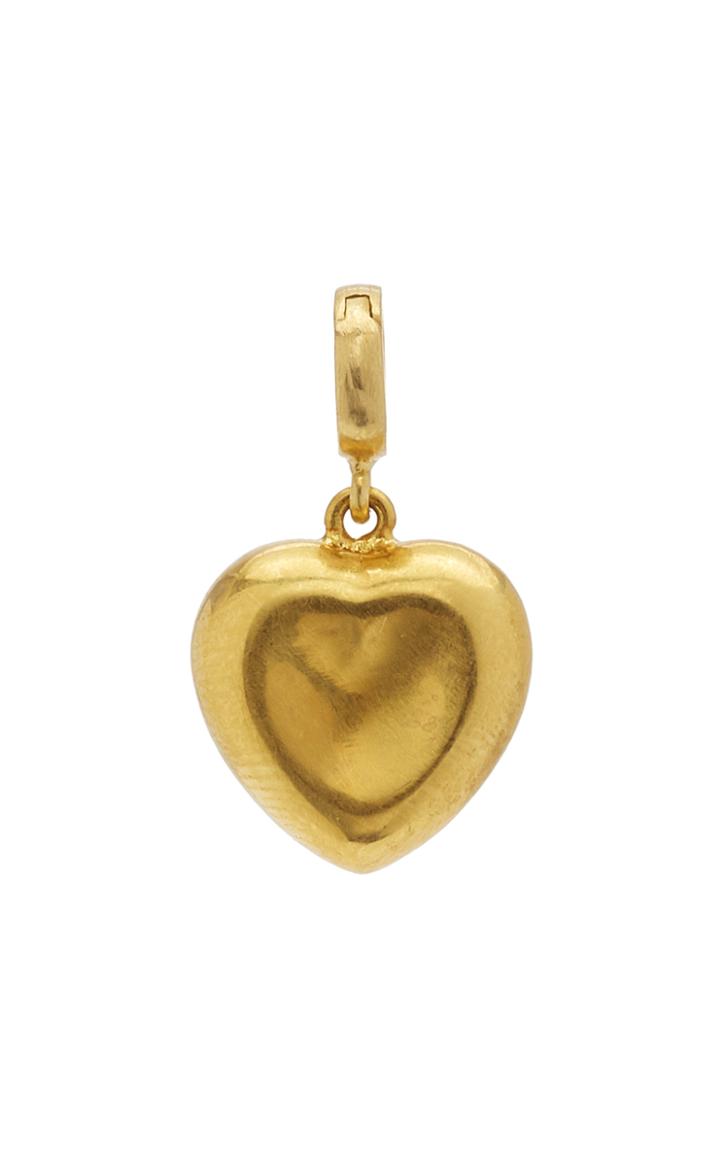 Moda Operandi Christina Alexiou 18k Yellow Gold Small Puffy Heart Charm