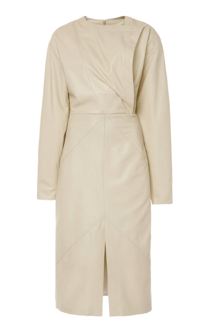 Moda Operandi Isabel Marant Lazuli Wrap-effect Leather Dress
