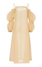Moda Operandi Rejina Pyo Lorna Cotton Voile Off-the-shoulder Dress Size: 6