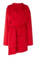 Balenciaga Dynasty Stretch-jersey Wrap Dress