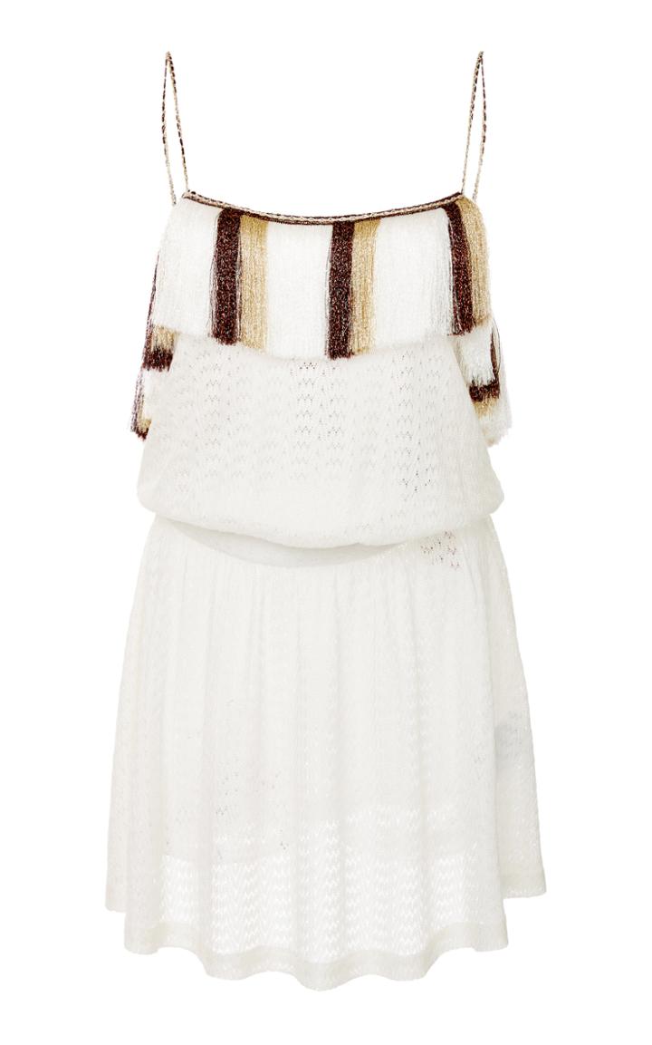 Missoni Mare Fringe Cinch Waist Mini Cover Up