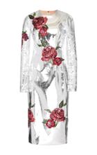 Dolce & Gabbana Metallic Floral Dress