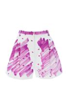 Moschino High-waisted Cotton And Silk Faille Shorts